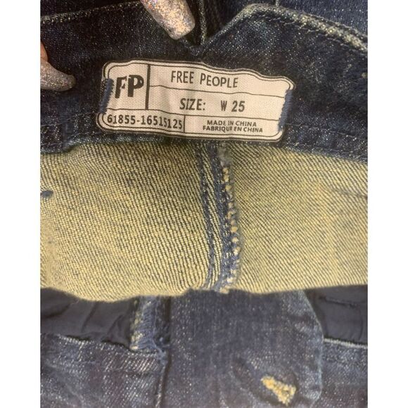 NWT Free People Cropped Jeans - Picture 6 of 10